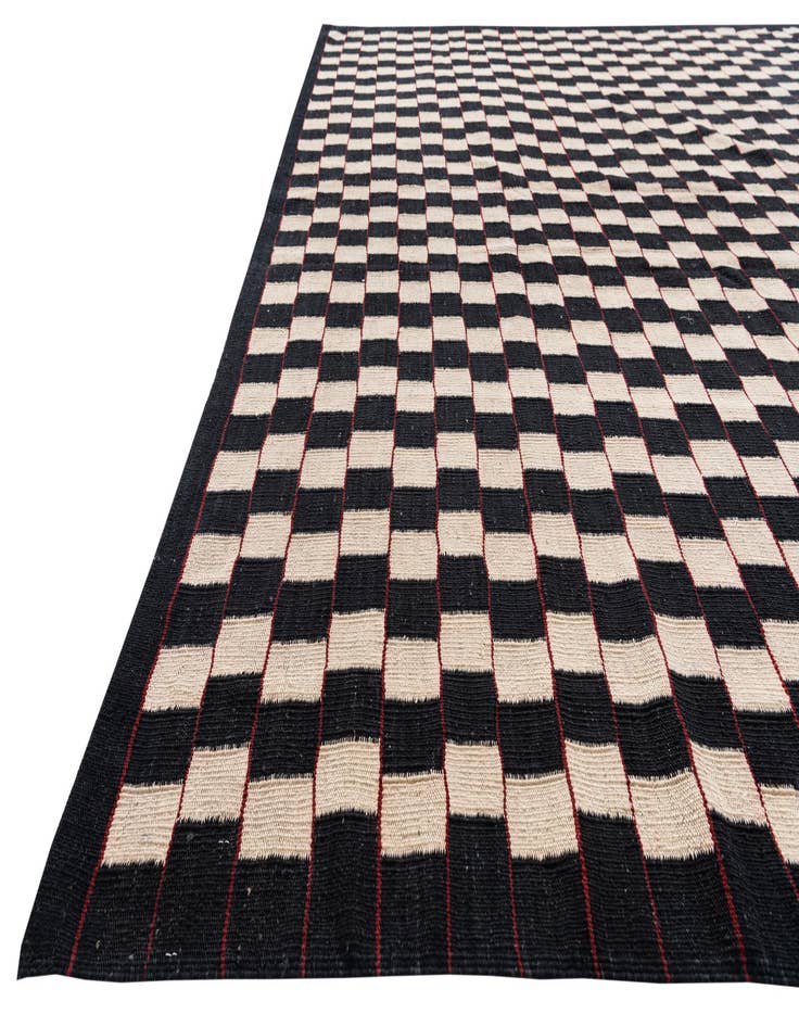 Detail image of 8' 3 x 9' 9  Hand Woven Kilim Modern Wool Rug