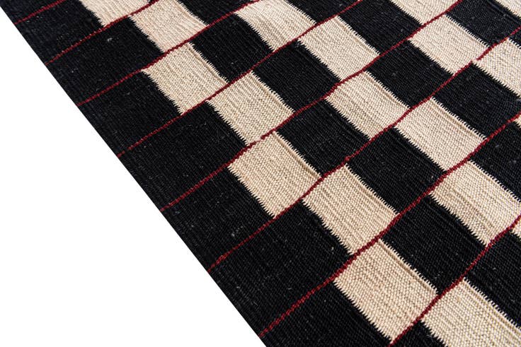 Detail image of 8' 3 x 9' 9 Hand Woven Kilim Modern Wool Rug