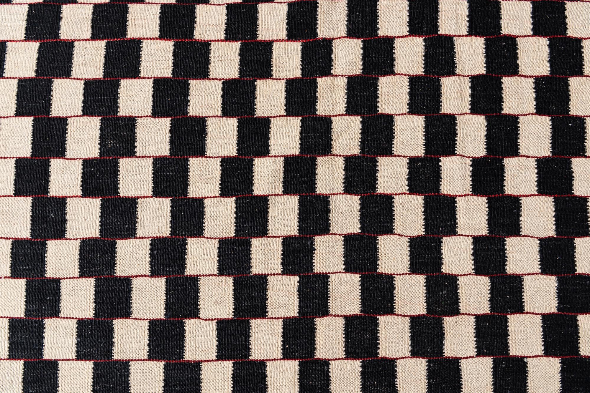 8' 3 x 9' 9 Hand Woven Kilim Modern Wool Rug