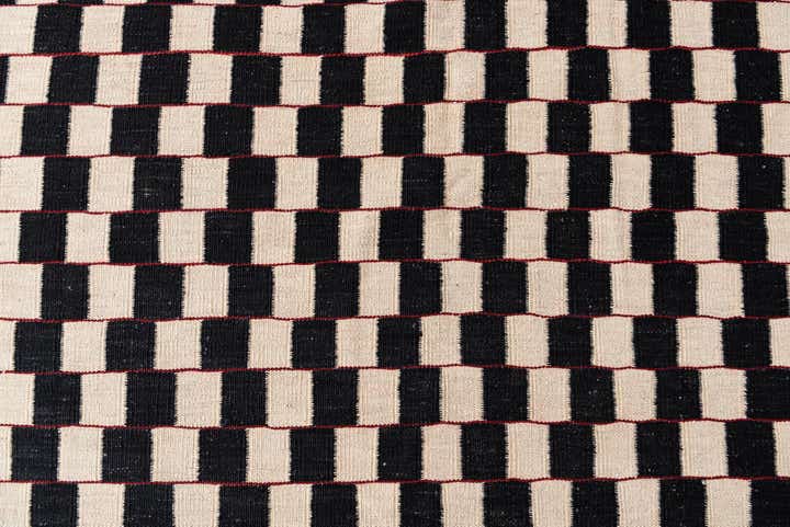 8' 3 x 9' 9 Hand Woven Kilim Modern Wool Rug