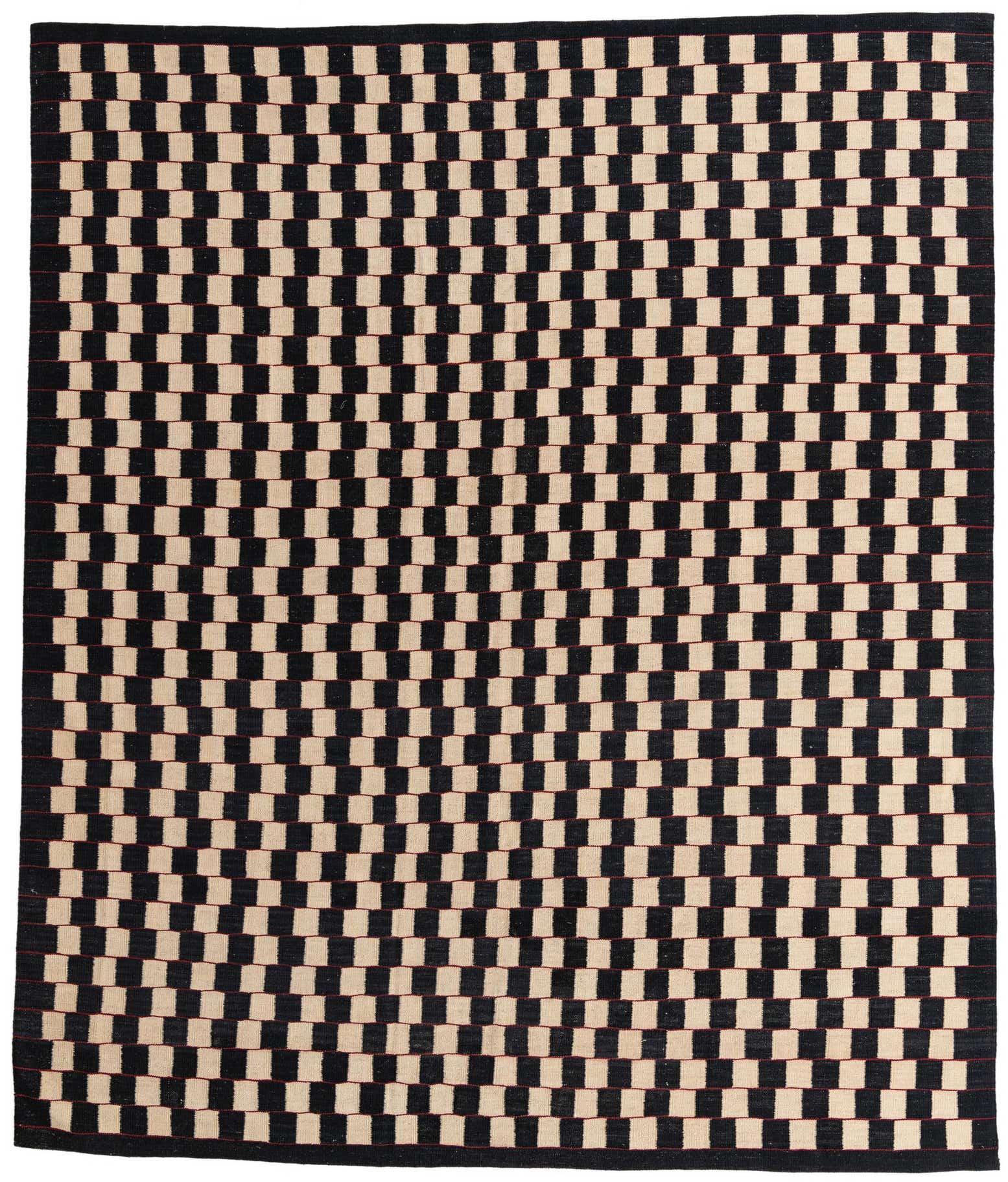8' 3 x 9' 9 Hand Woven Kilim Modern Wool Rug