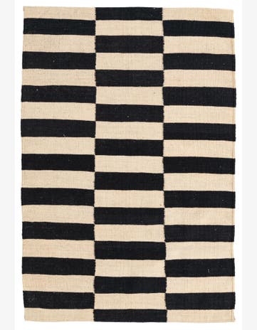 2' 8 x 4' Hand Woven Kilim Modern Wool Rug