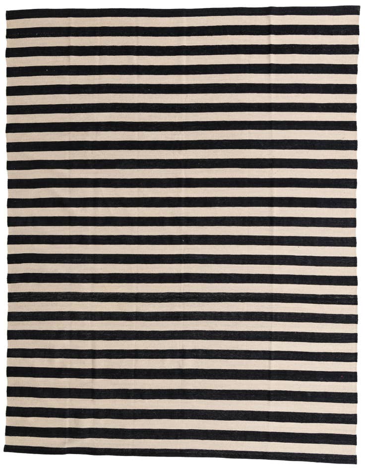 Detail image of 8' 4 x 11' 2 Hand Woven Kilim Modern Wool Rug