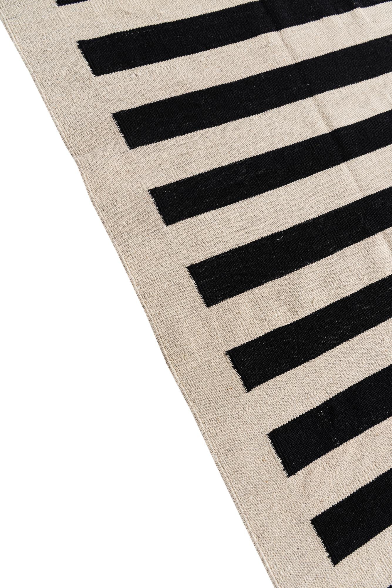 8' 3 x 11' Hand Woven Kilim Modern Wool Rug