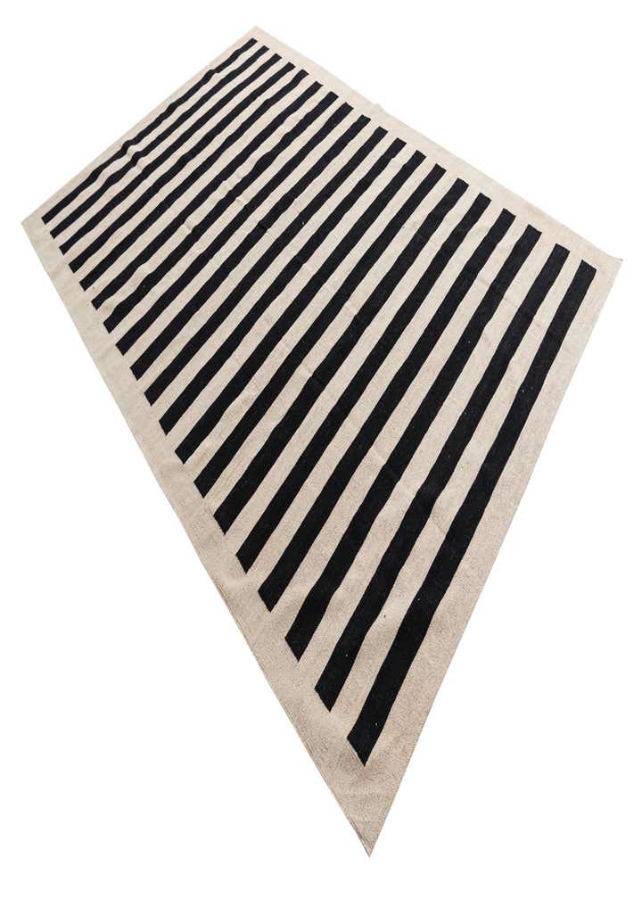 6' 6 x 9' 8 Hand Woven Kilim Modern Wool Rug