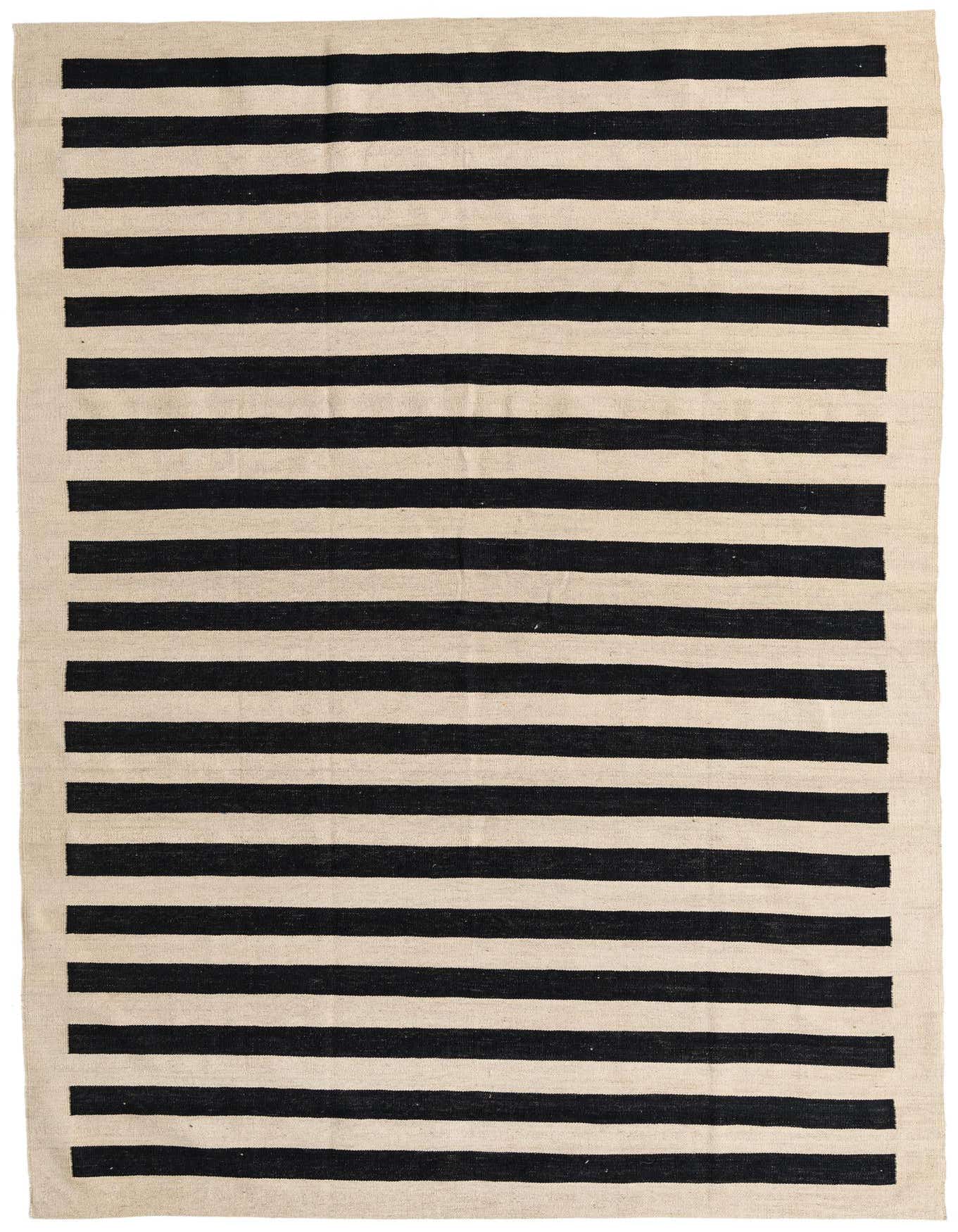 6' 6 x 9' 8 Hand Woven Kilim Modern Wool Rug