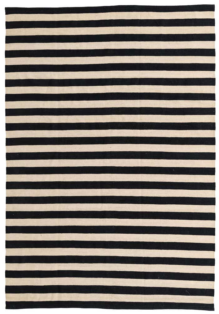 6' 9 x 9' 8 Hand Woven Kilim Modern Wool Rug