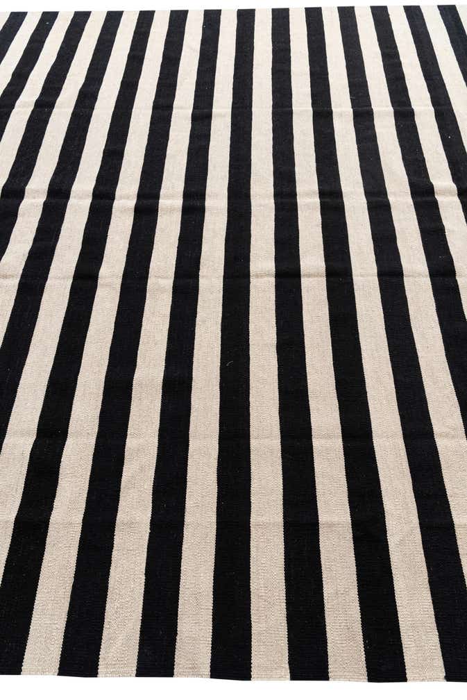 8' 4 x 9' 9 Hand Woven Kilim Modern Wool Rug