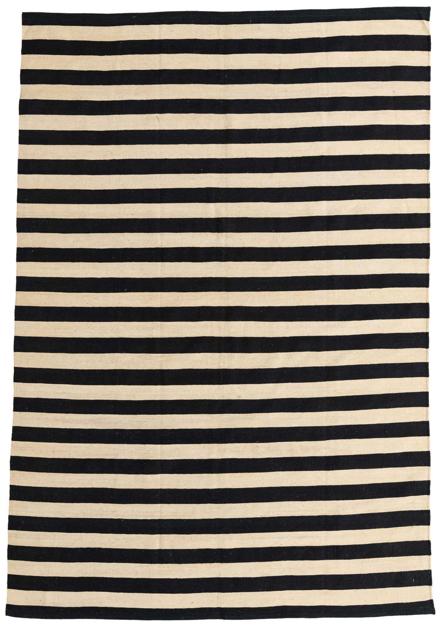 6' 9 x 9' 9 Hand Woven Kilim Modern Wool Rug