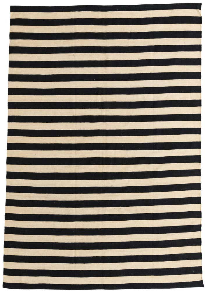 6' 9 x 9' 9 Hand Woven Kilim Modern Wool Rug