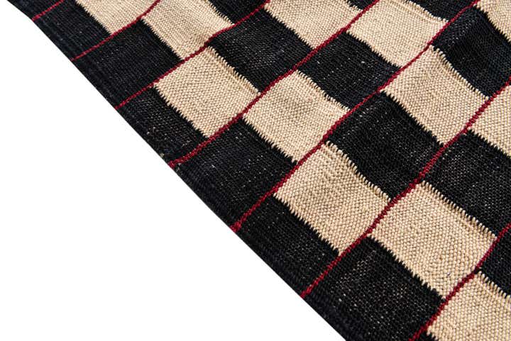 5' x 6' 3 Hand Woven Kilim Modern Wool Rug