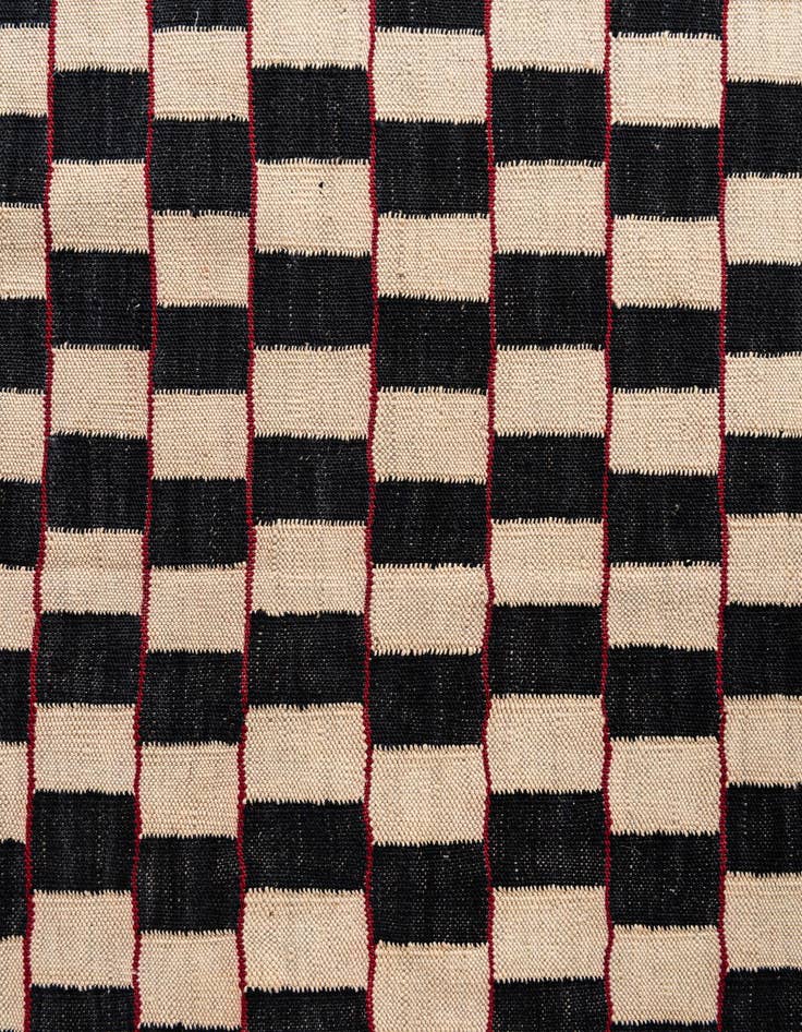 Detail image of 5' x 6' 3  Hand Woven Kilim Modern Wool Rug