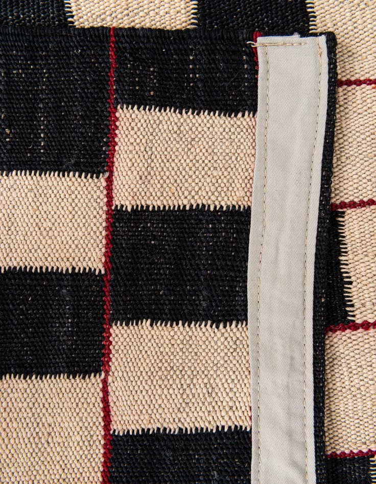 Detail image of 5' x 6' 3  Hand Woven Kilim Modern Wool Rug