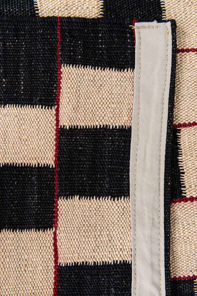 5' x 6' 3 Hand Woven Kilim Modern Wool Rug