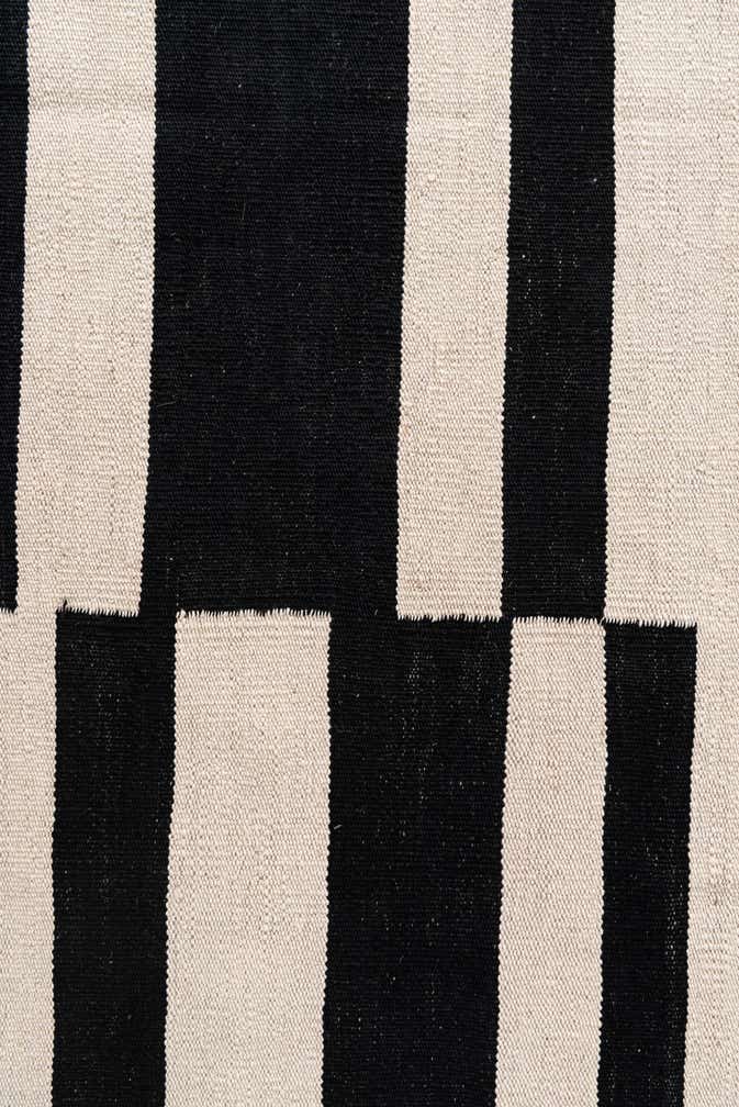 4' 8 x 6' 6 Hand Woven Kilim Modern Wool Rug