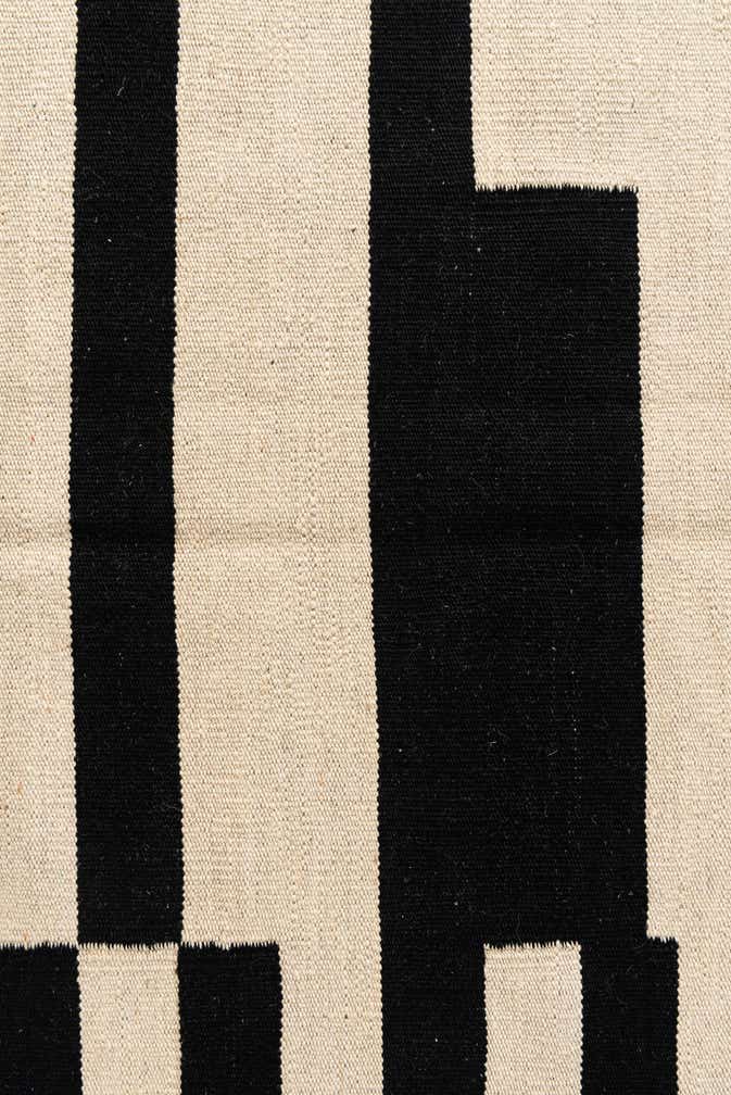 4' 7 x 6' 5 Hand Woven Kilim Modern Wool Rug