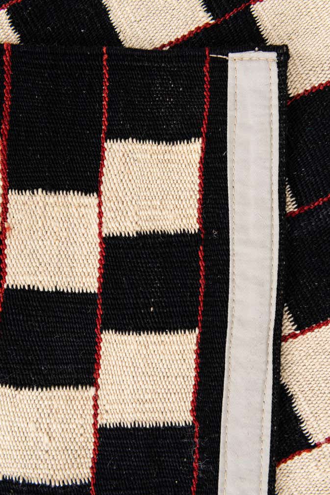 4' 9 x 6' 7 Hand Woven Kilim Modern Wool Rug