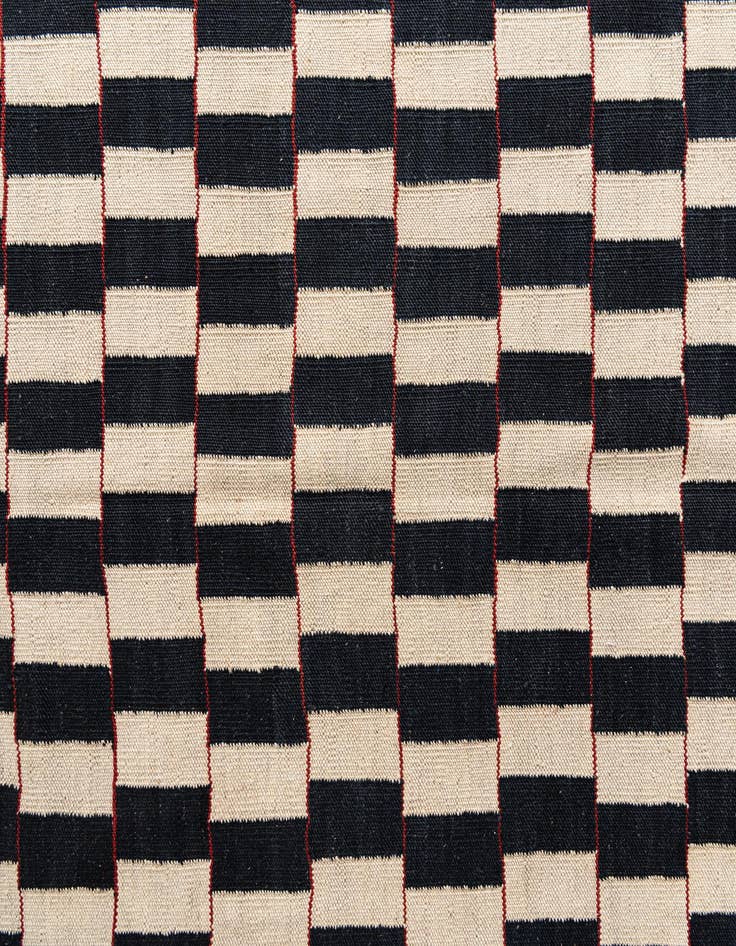 Detail image of 5' x 6' 3  Hand Woven Kilim Modern Wool Rug