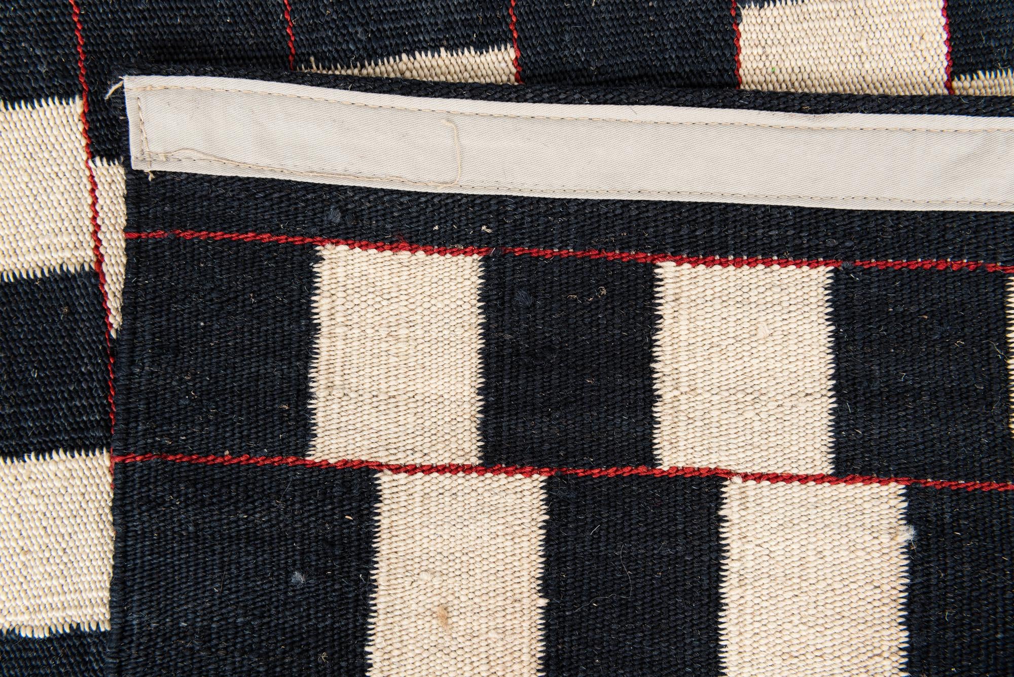 5' x 6' 3 Hand Woven Kilim Modern Wool Rug