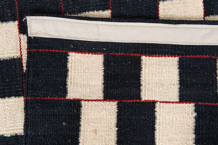 5' x 6' 3 Hand Woven Kilim Modern Wool Rug