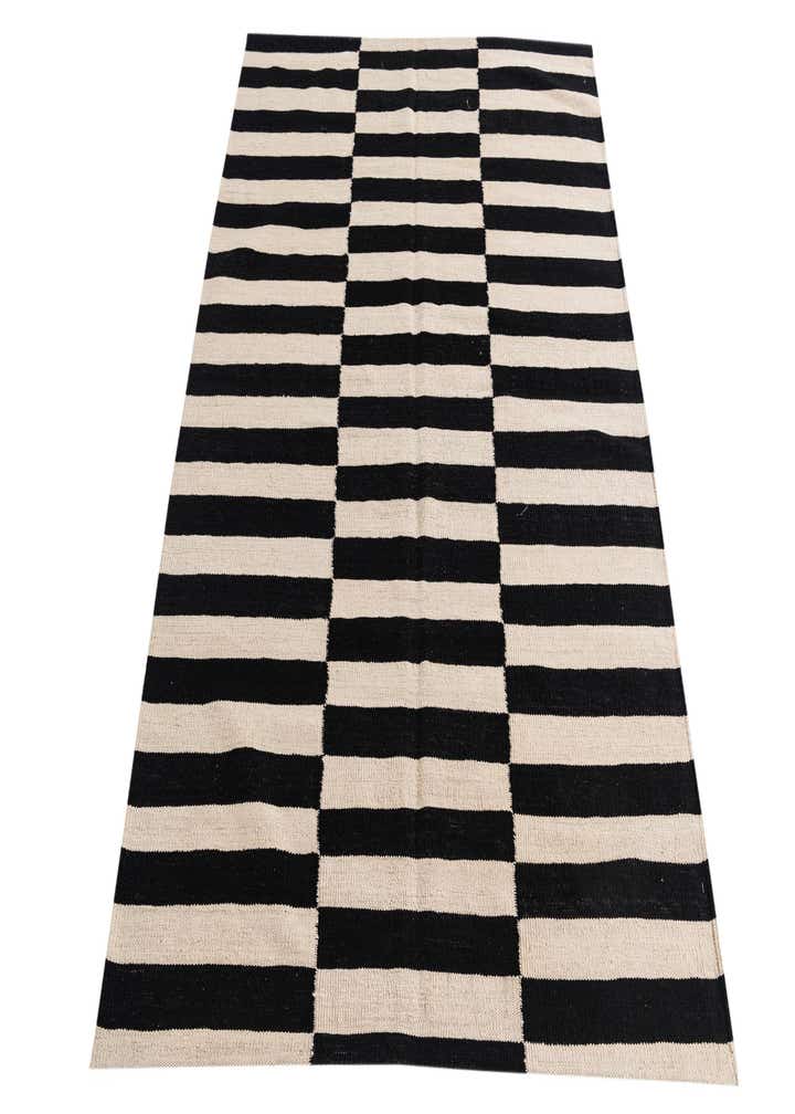 4' 3 x 5' 10 Hand Woven Kilim Modern Wool Rug