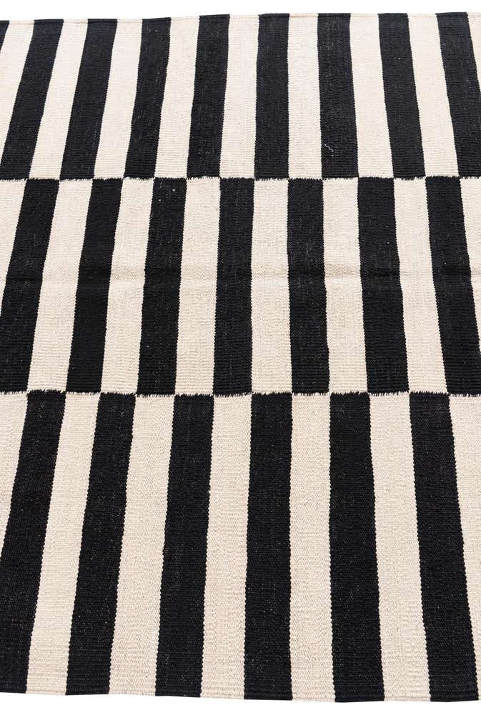 4' 3 x 5' 10 Hand Woven Kilim Modern Wool Rug