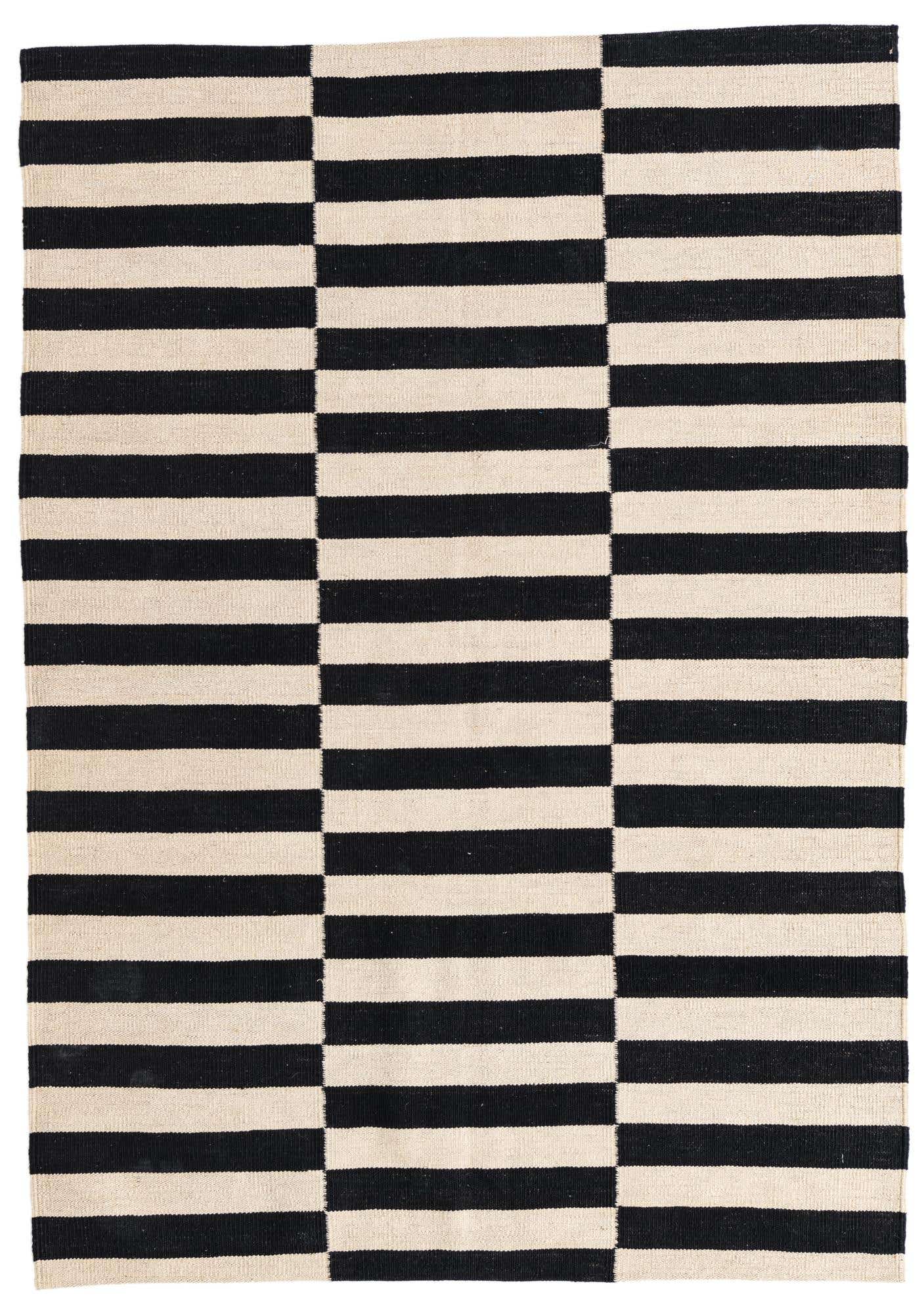 4' 2 x 5' 10 Hand Woven Kilim Modern Wool Rug