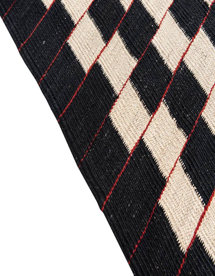Detail image of 4' 3 x 5' 7  Hand Woven Kilim Modern Wool Rug