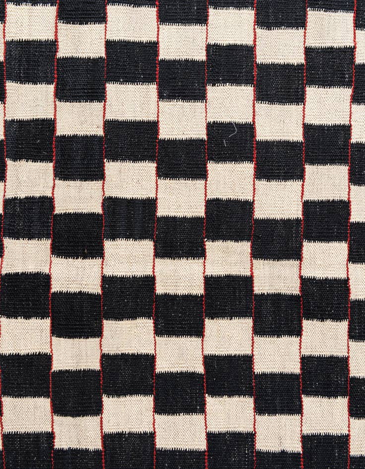 Detail image of 4' 3 x 5' 7  Hand Woven Kilim Modern Wool Rug