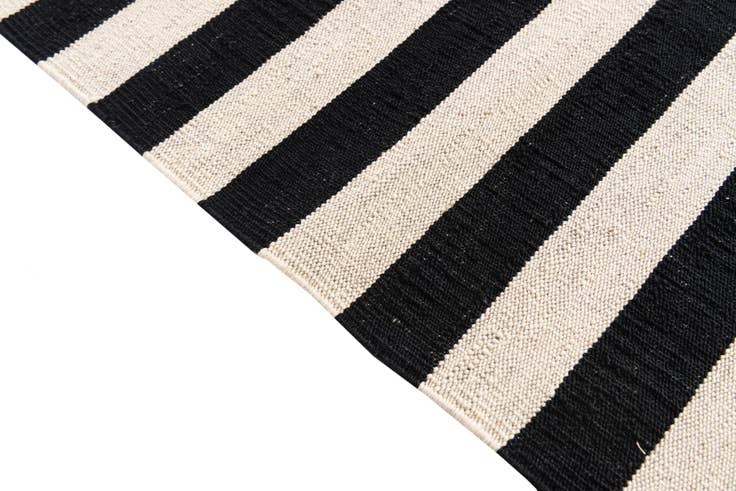Detail image of 4' 3 x 5' 10 Hand Woven Kilim Modern Wool Rug
