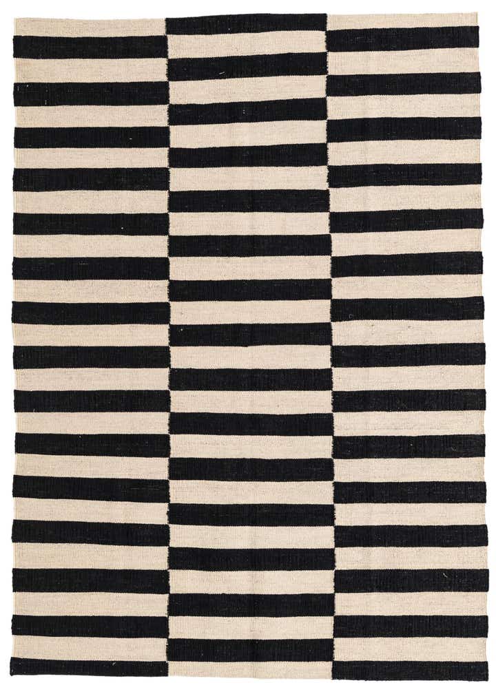 4' 3 x 5' 10 Hand Woven Kilim Modern Wool Rug