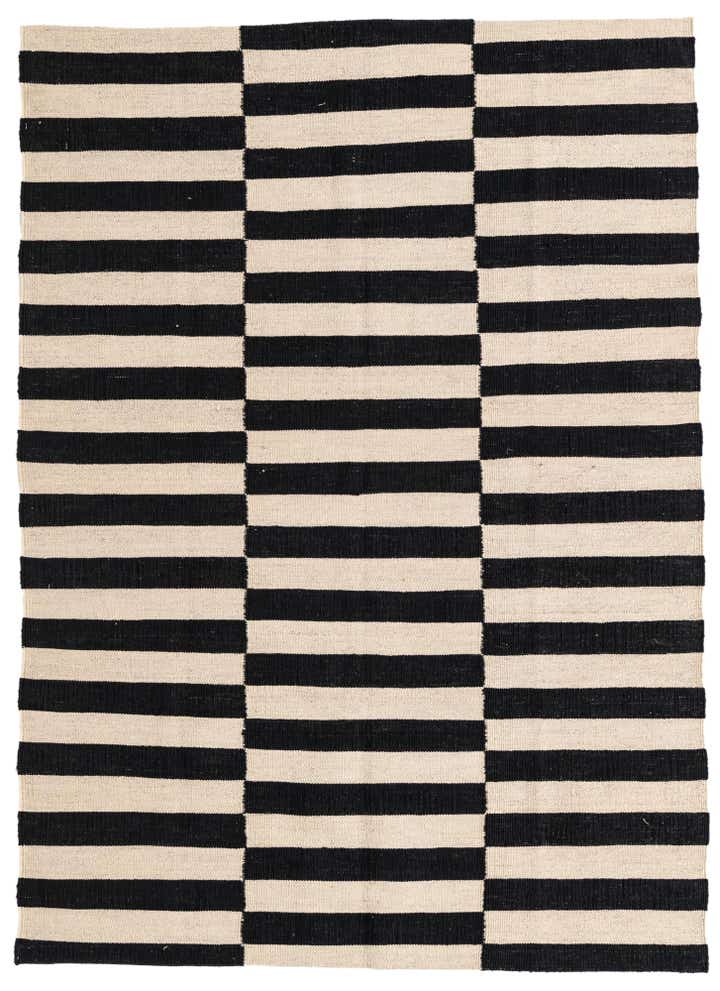4' 3 x 5' 10 Hand Woven Kilim Modern Wool Rug