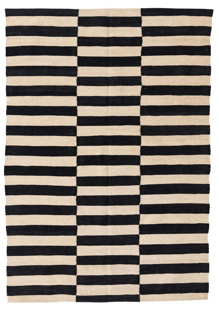 4' 2 x 6' Hand Woven Kilim Modern Wool Rug
