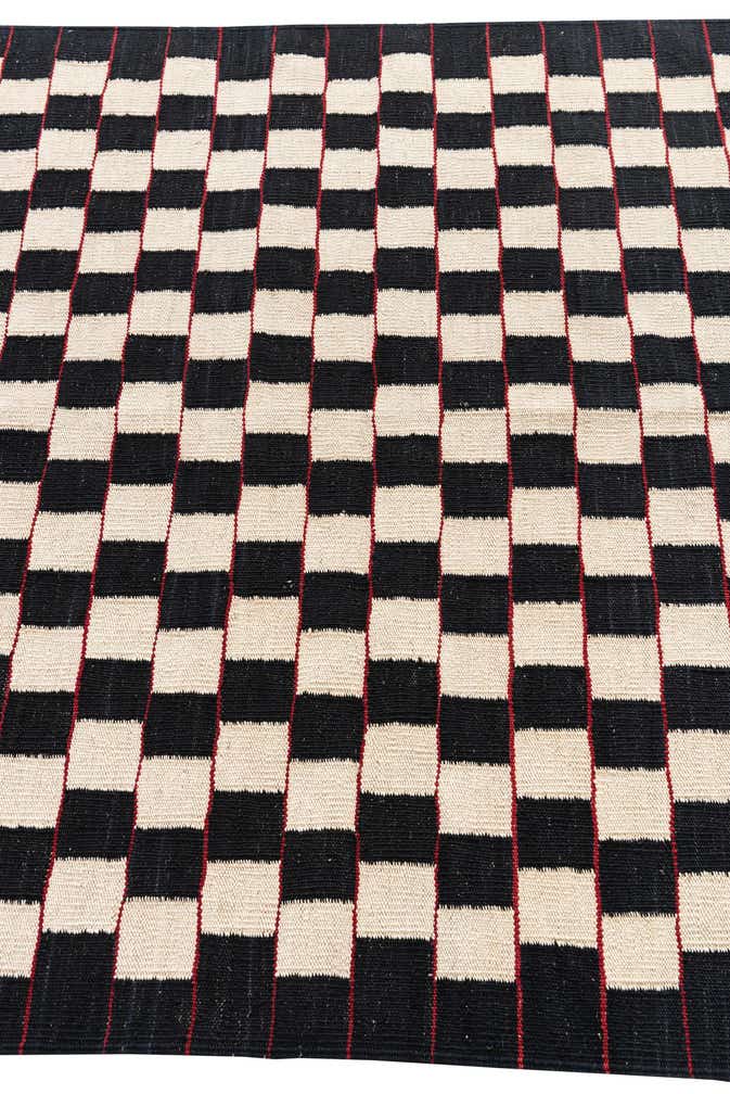 4' 2 x 5' 9 Hand Woven Kilim Modern Wool Rug