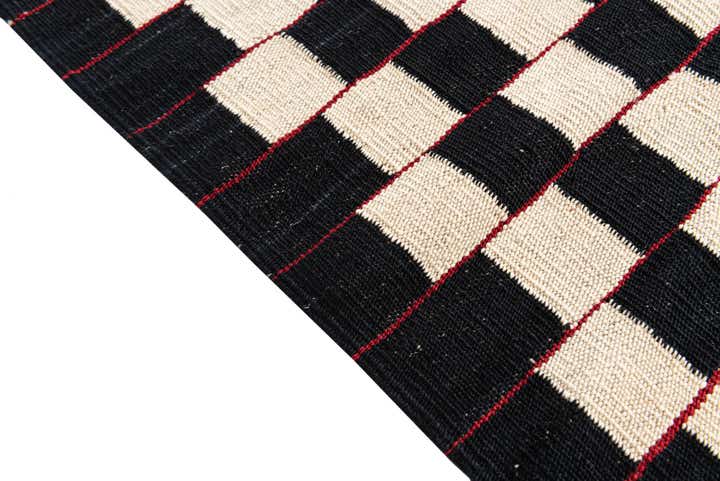 4' 2 x 5' 9 Hand Woven Kilim Modern Wool Rug