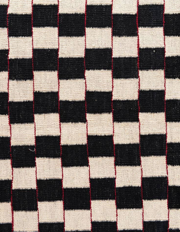 Detail image of 4' 4 x 5' 8  Hand Woven Kilim Modern Wool Rug