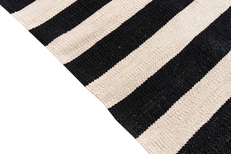 Detail image of 4' 3 x 5' 10 Hand Woven Kilim Modern Wool Rug