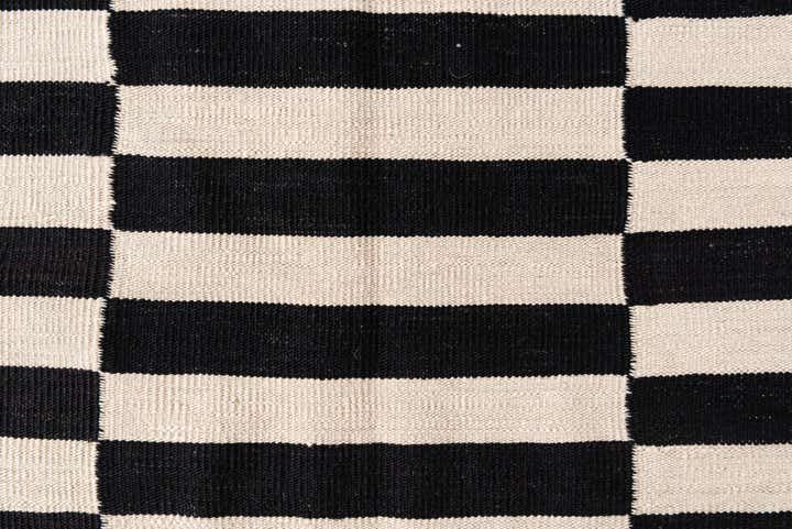4' 3 x 5' 10 Hand Woven Kilim Modern Wool Rug