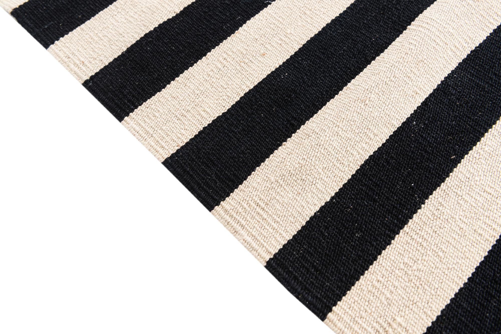 4' 1 x 5' 10 Hand Woven Kilim Modern Wool Rug