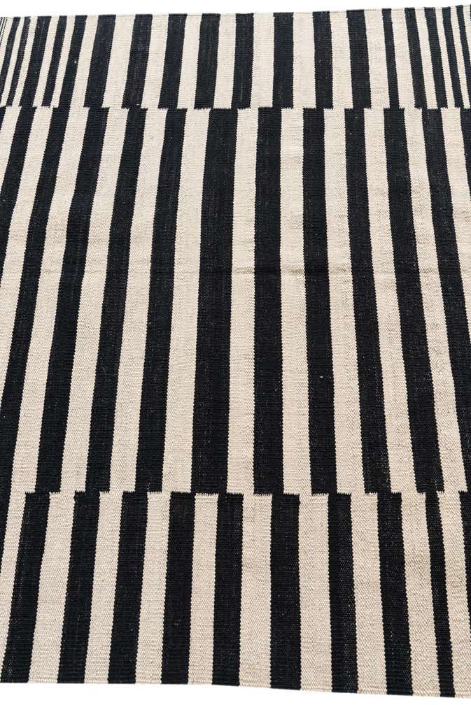 4' 2 x 5' 10 Hand Woven Kilim Modern Wool Rug