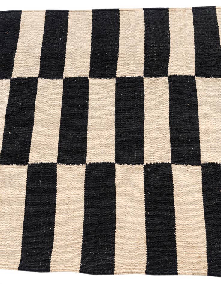 Detail image of 2' 7 x 4'  Hand Woven Kilim Modern Wool Rug