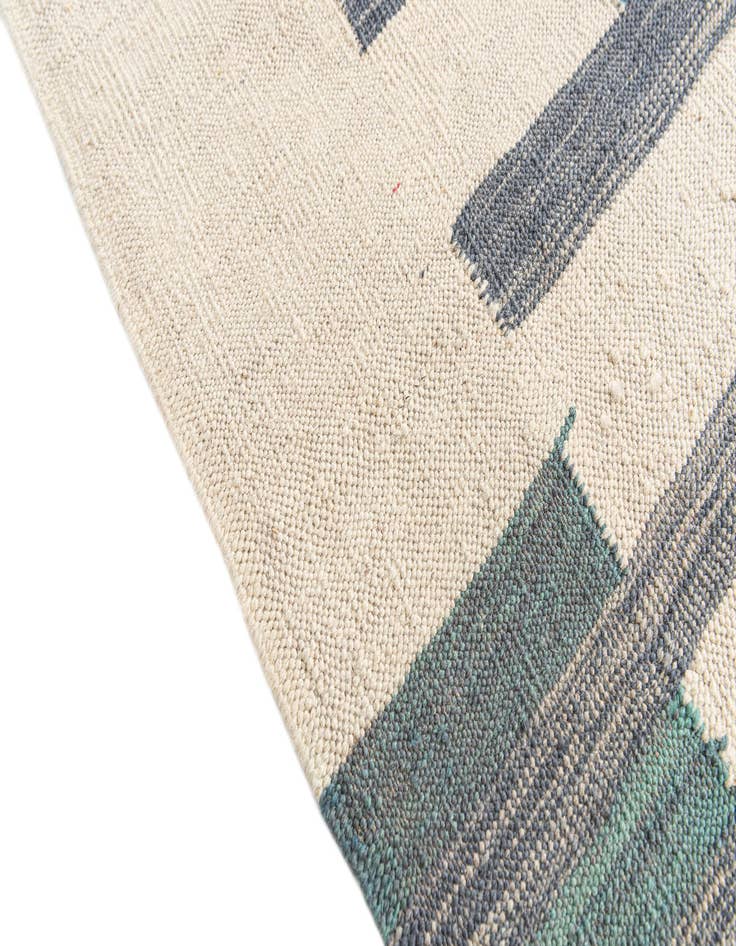Detail image of 5' 10 x 7' 10  Hand Woven Kilim Modern Wool Rug