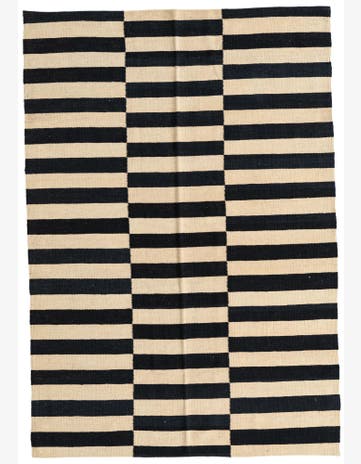 4' 1 x 6' Hand Woven Kilim Modern Wool Rug