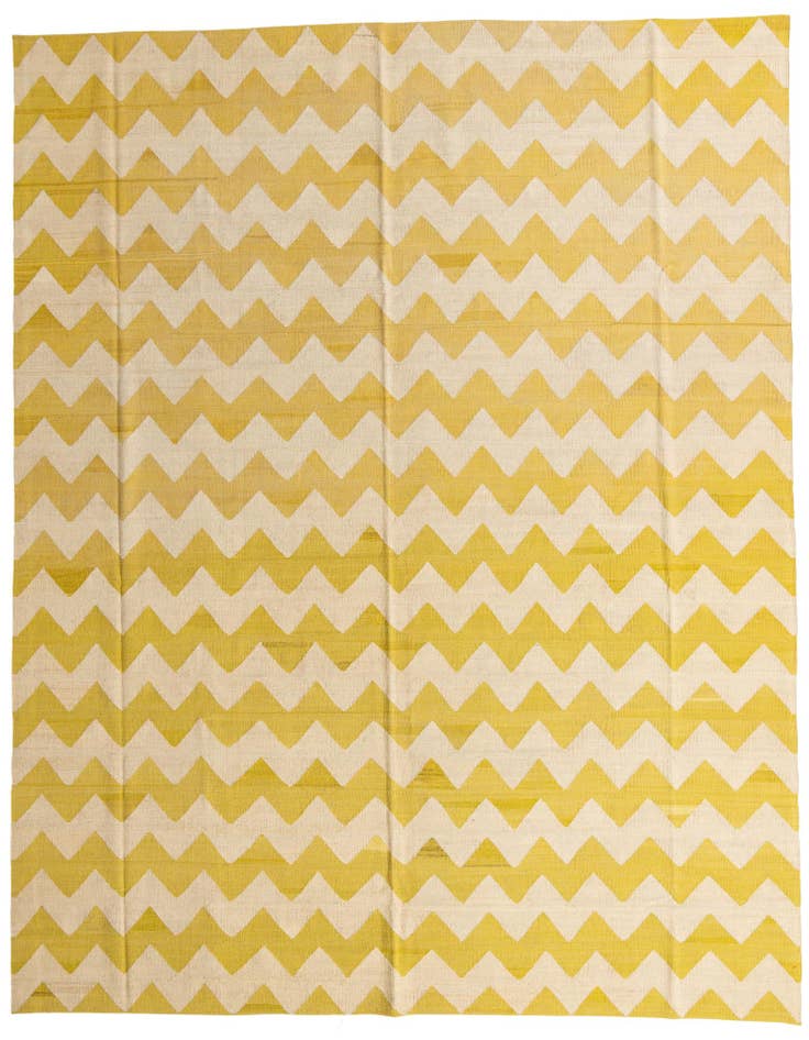 Detail image of 10' 3 x 13' Hand Woven Kilim Modern Wool Rug