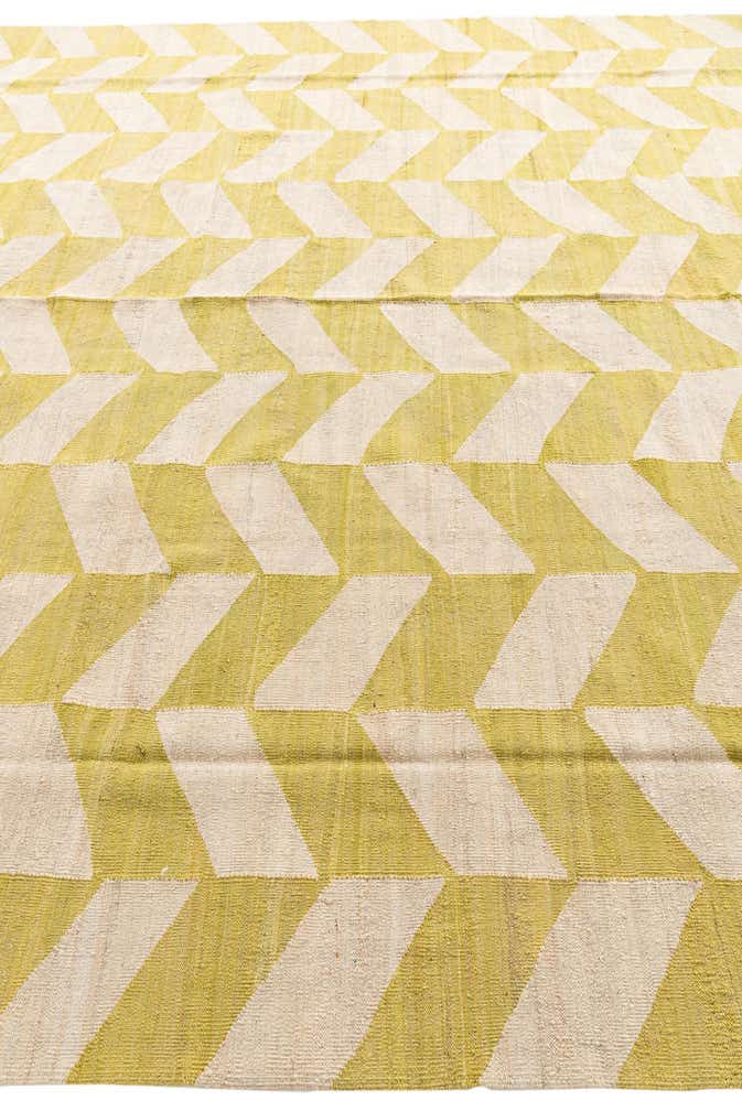 10' x 13' Hand Woven Kilim Modern Wool Rug