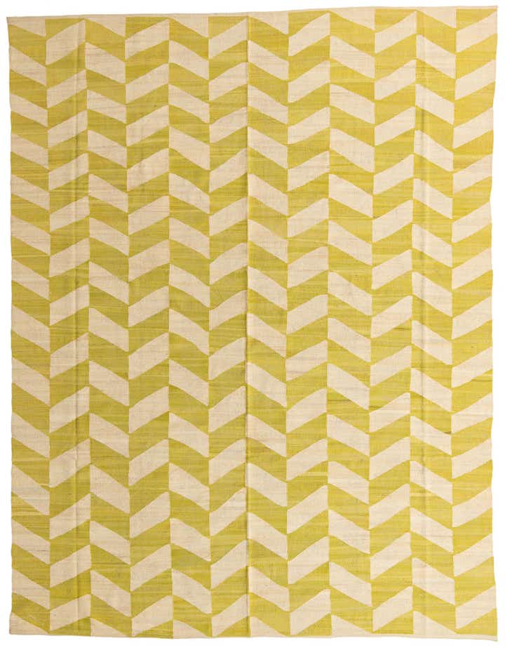 10' x 13' Hand Woven Kilim Modern Wool Rug