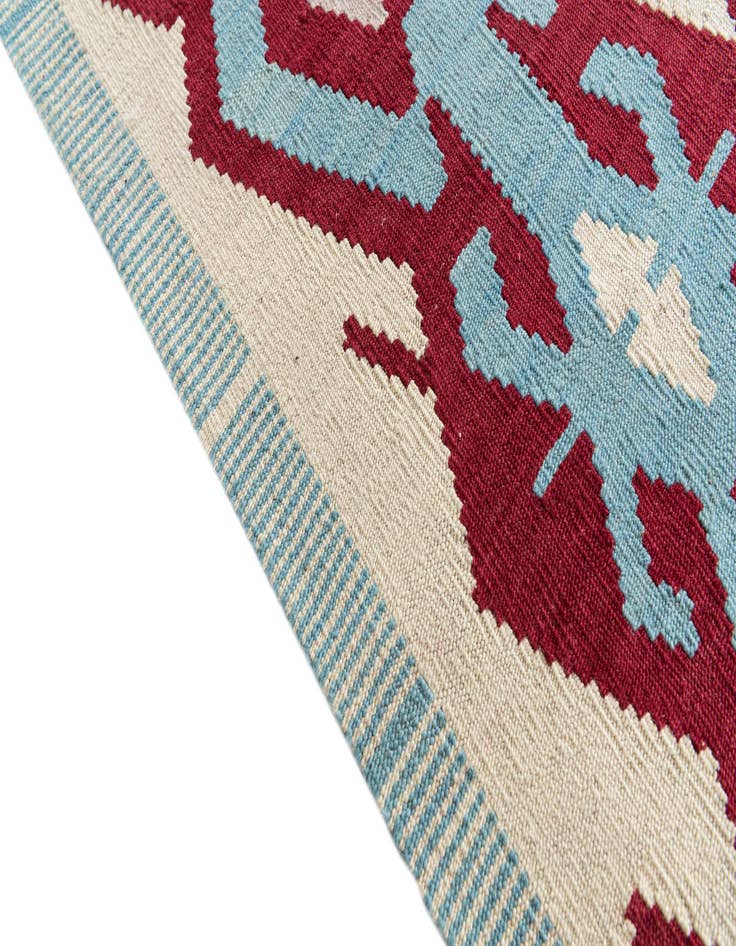 Detail image of 7' 1 x 9' 9  Hand Woven Kilim Modern Wool Rug