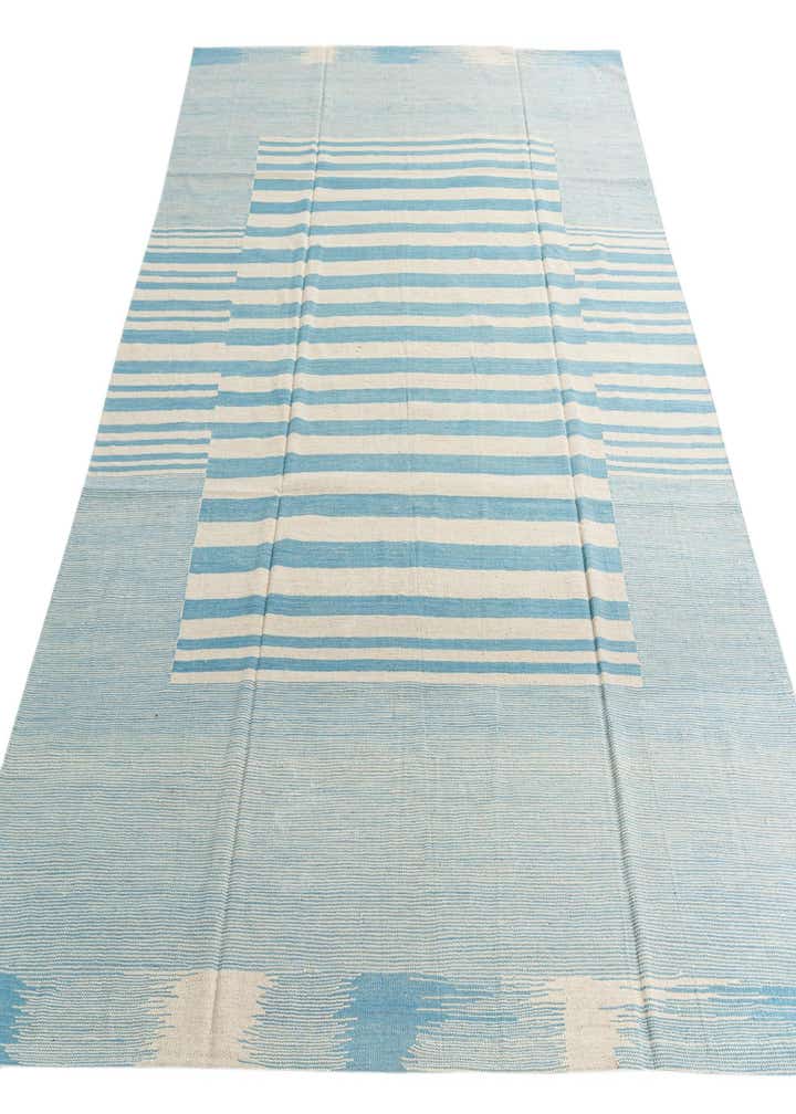 8' 1 x 9' 6 Hand Woven Kilim Modern Wool Rug