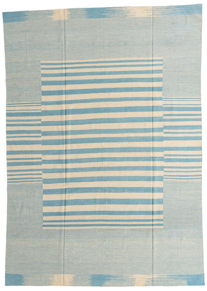 8' 1 x 9' 6 Hand Woven Kilim Modern Wool Rug