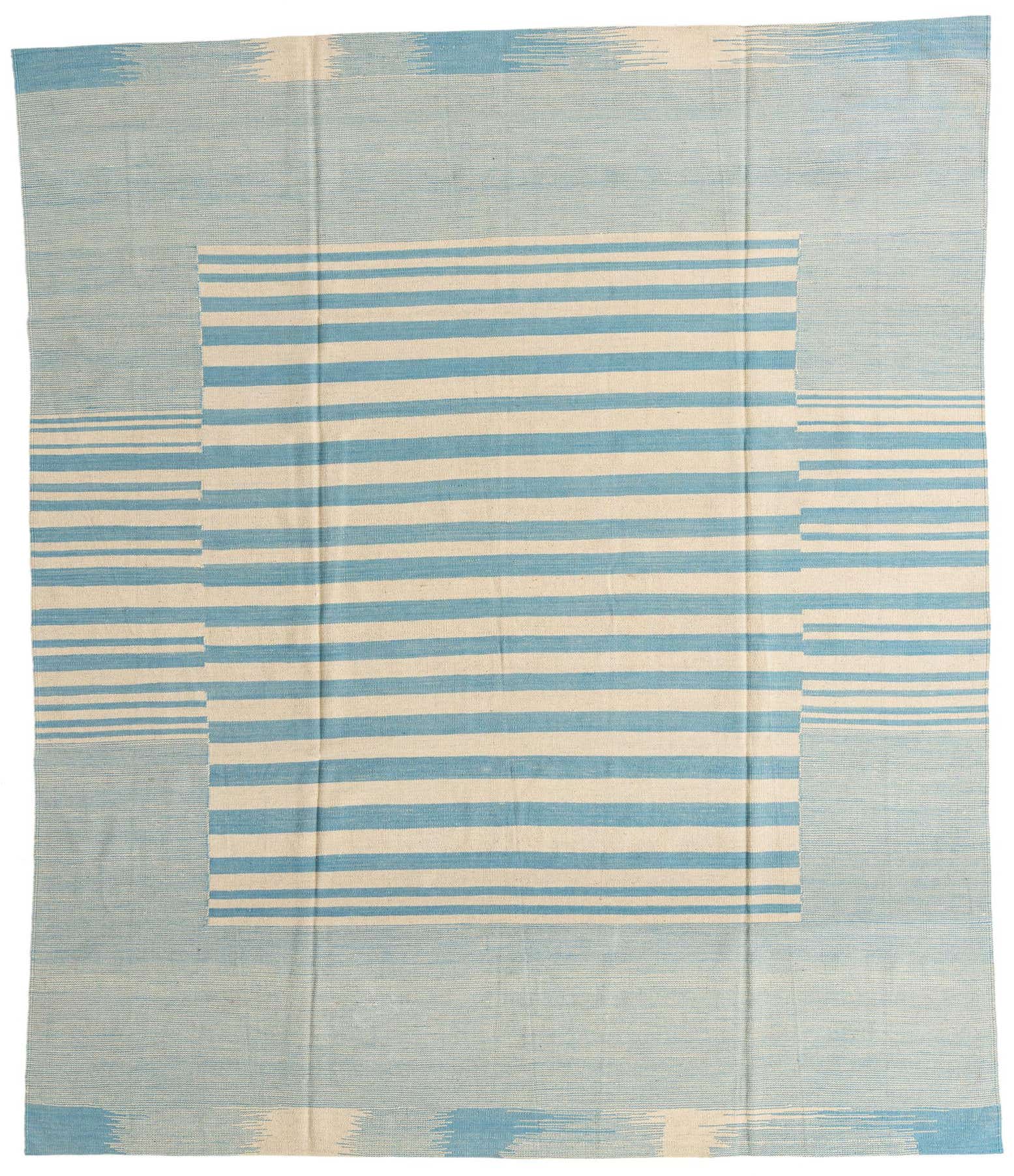 8' 1 x 9' 6 Hand Woven Kilim Modern Wool Rug